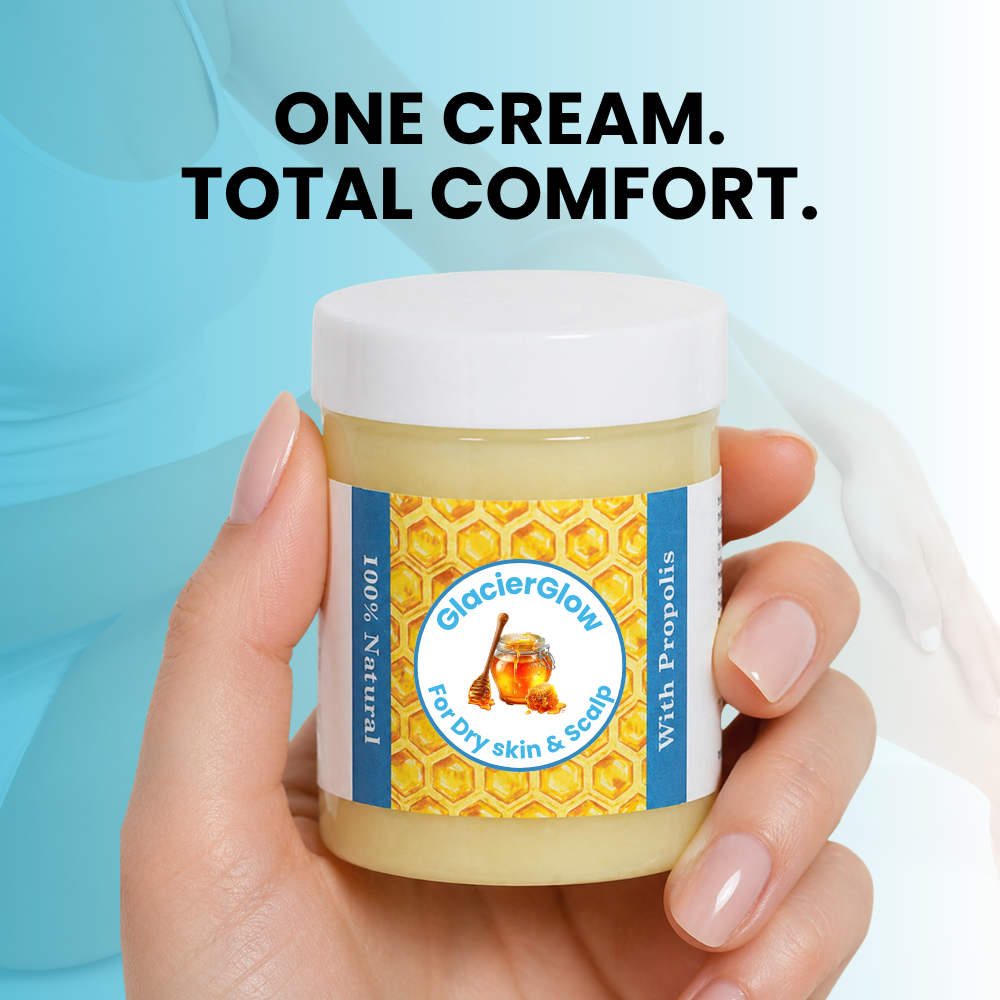 GlacierGlow - Steroid Free Balm For Eczema & Psoriasis